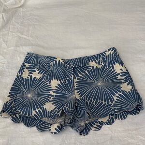 J. Crew Blue and White Women's Shorts